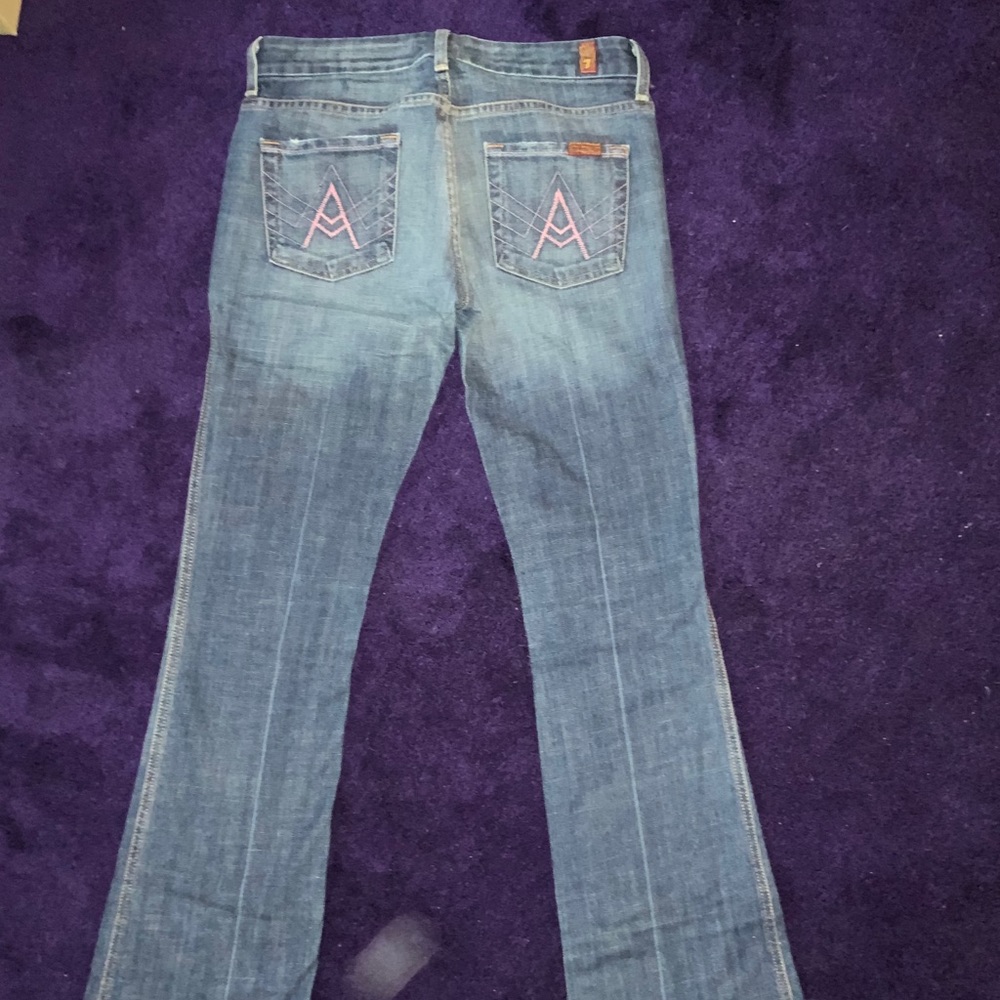 “A” pocket 7 jeans